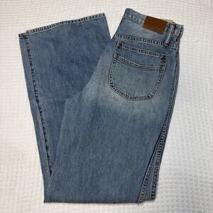 Madewell Womens 28 11" High Rise Flare Annapolis Seamed Jeans 28x32